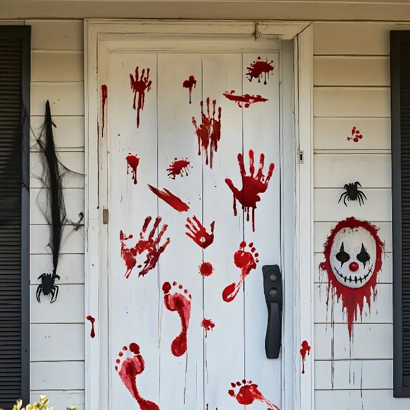 Blood prints stickers (hand&foot)