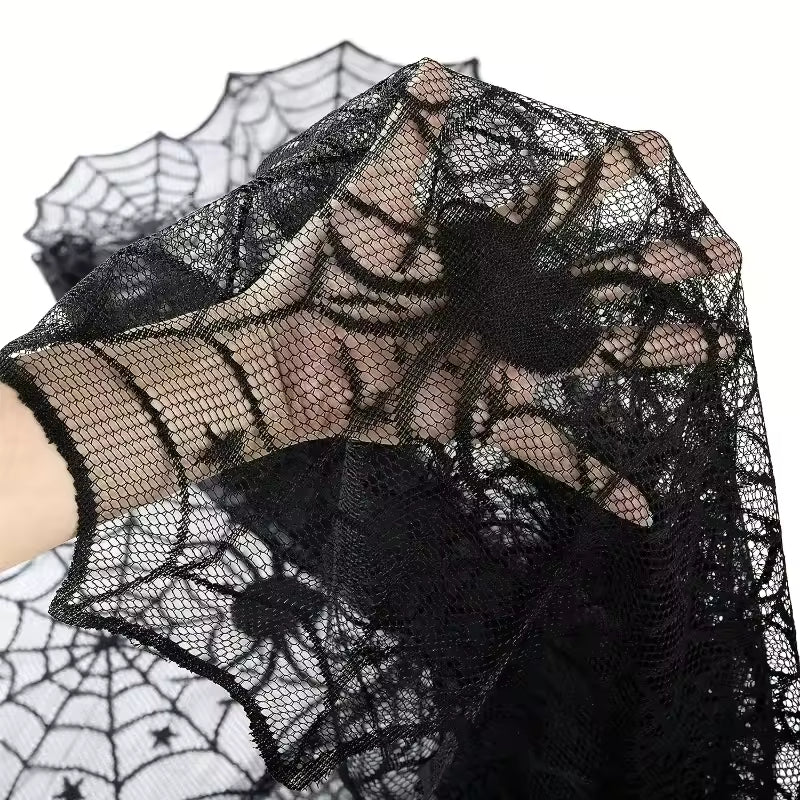 Spider web tablecloth