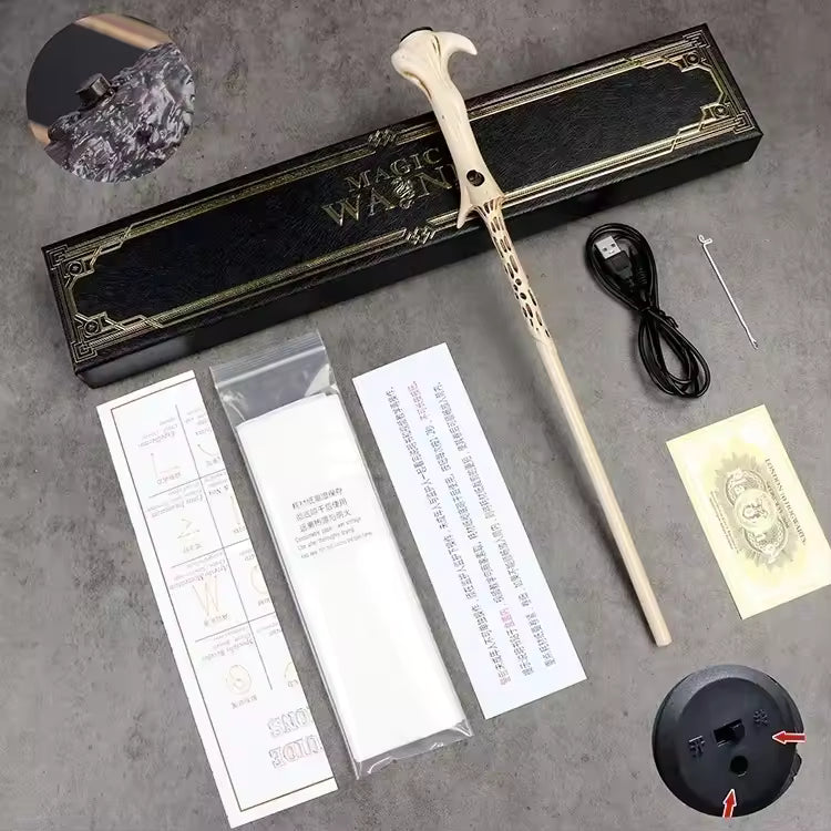 Harry potter wand with shooting paper