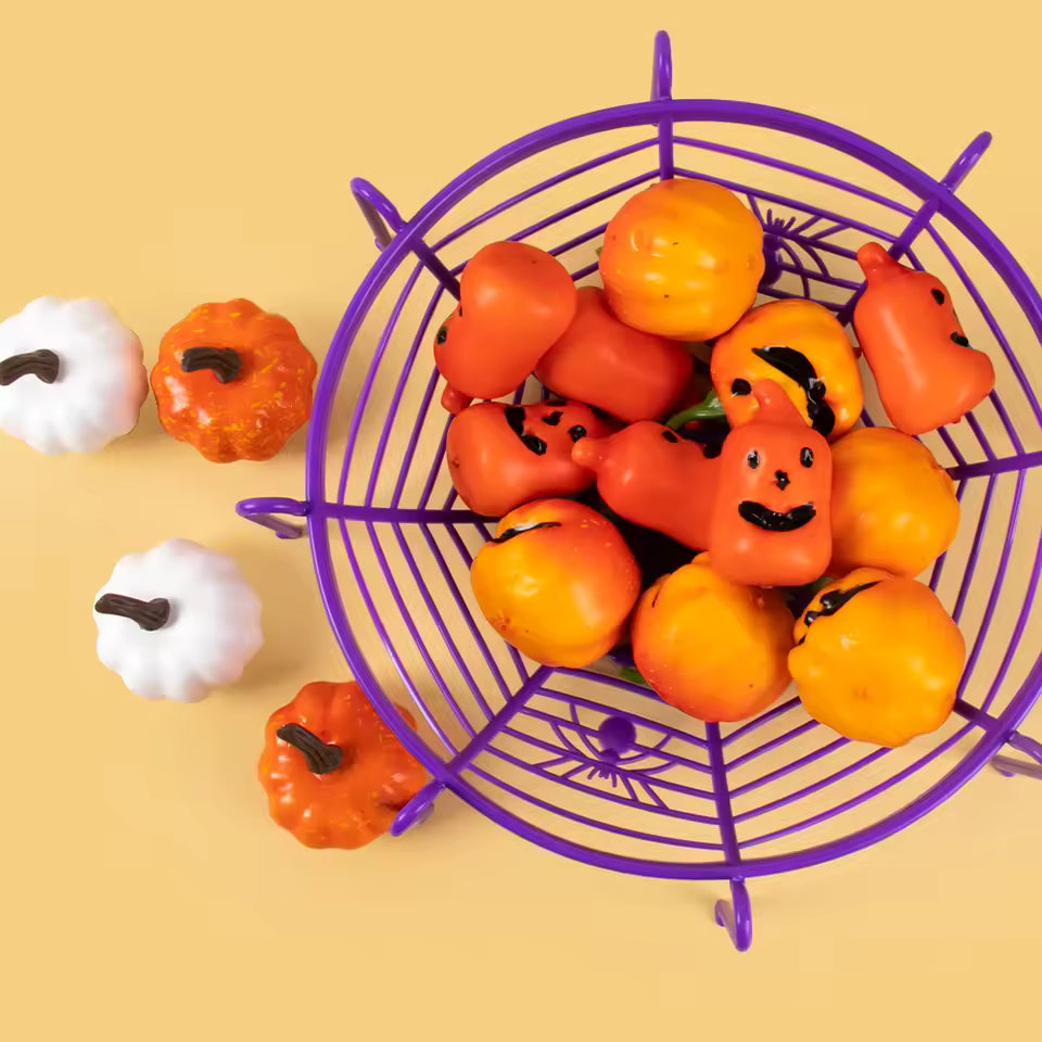 Candy bowl spider web