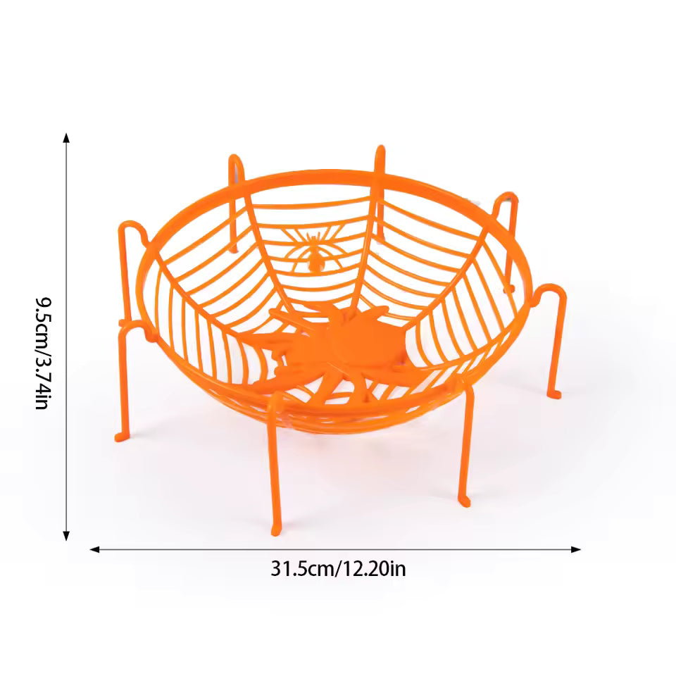 Candy bowl spider web