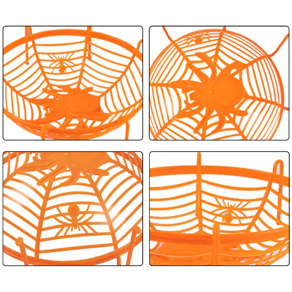 Candy bowl spider web