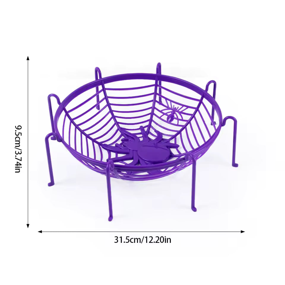 Candy bowl spider web