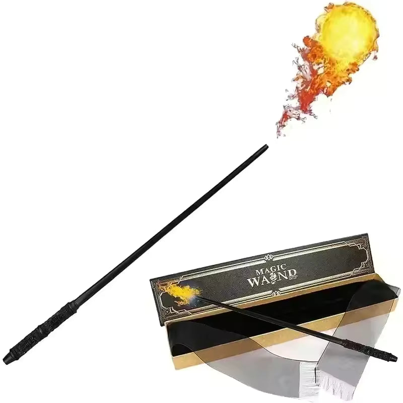 Harry potter wand with shooting paper